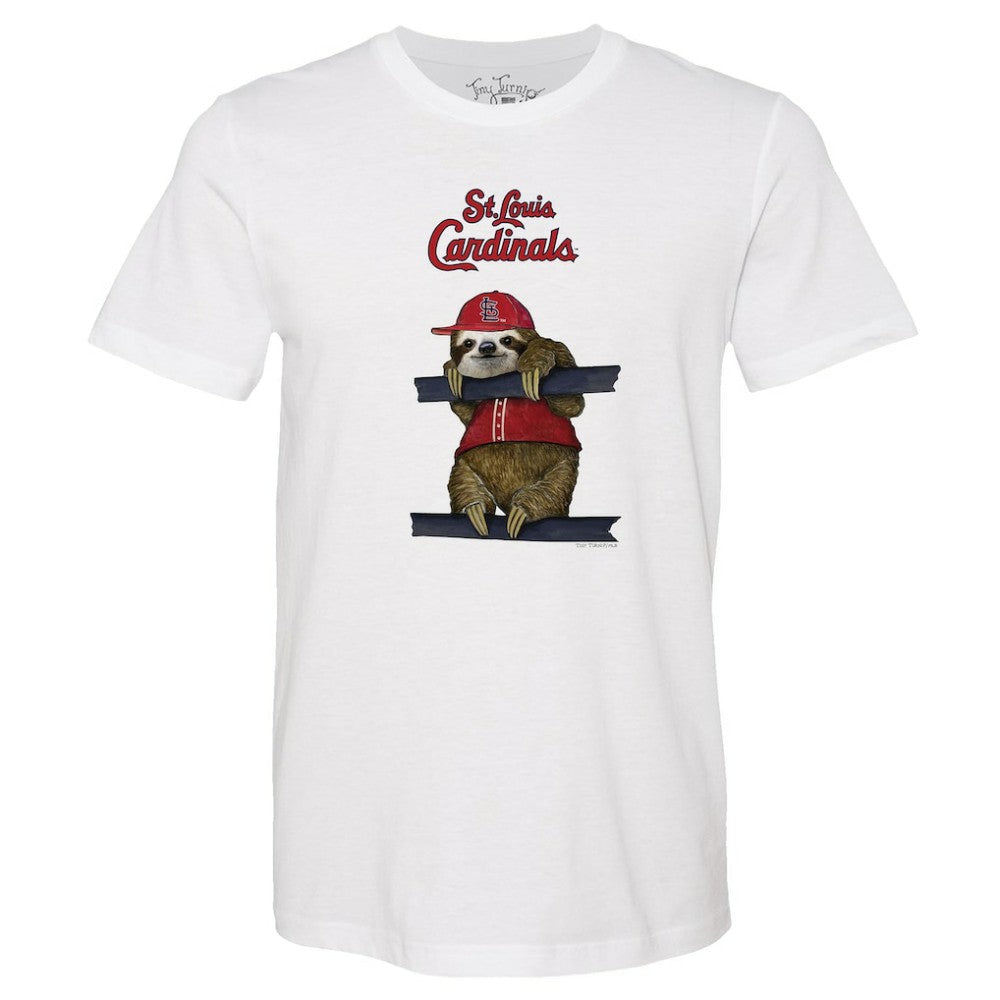 St. Louis Cardinals Tiny Turnip Unisex Sloth T-Shirt - MLB T-shirts