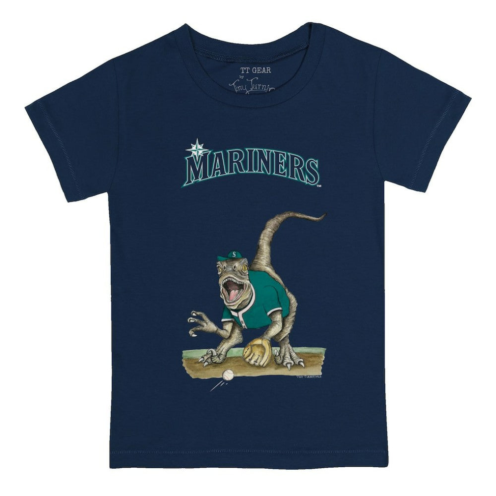 Seattle Mariners Tiny Turnip Youth Velociraptor T-Shirt - MLB T-shirts