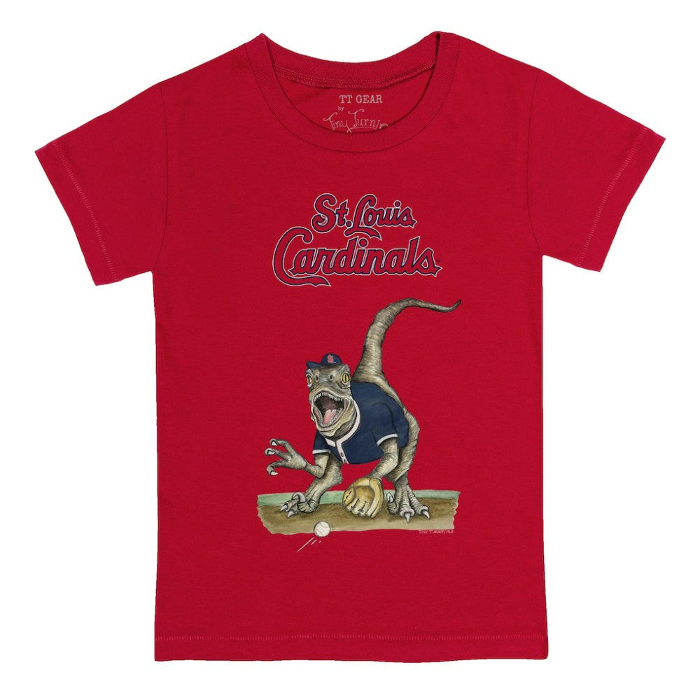 St. Louis Cardinals Tiny Turnip Youth Velociraptor T-Shirt - MLB T-shirts