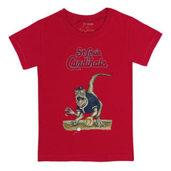 St. Louis Cardinals Tiny Turnip Youth Velociraptor T-Shirt - MLB T-shirts
