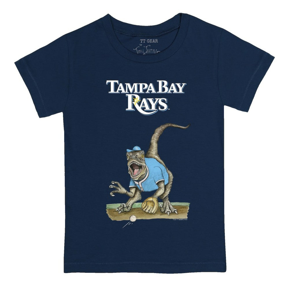 Tampa Bay Rays Tiny Turnip Youth Velociraptor T-Shirt - MLB T-shirts