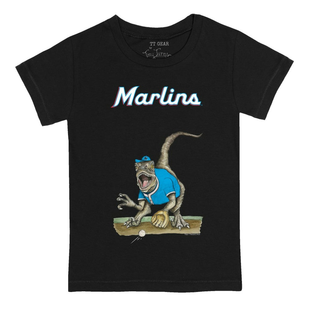 Miami Marlins Tiny Turnip Youth Velociraptor T-Shirt - MLB T-shirts