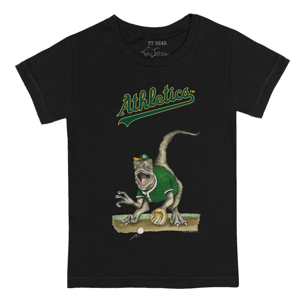 Athletics Tiny Turnip Youth Velociraptor T-Shirt - MLB T-shirts