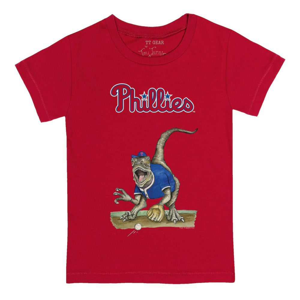 Philadelphia Phillies Tiny Turnip Youth Velociraptor T-Shirt - MLB T-shirts