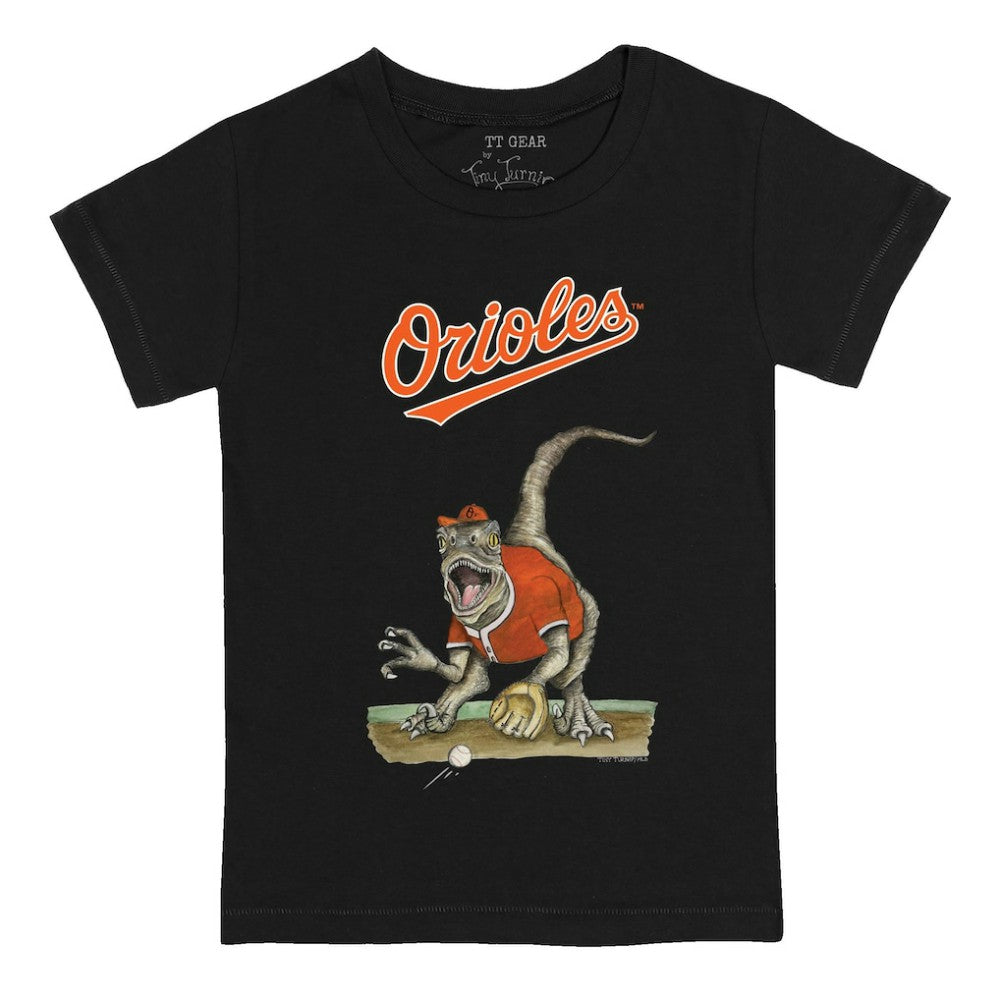 Baltimore Orioles Tiny Turnip Youth Velociraptor T-Shirt - MLB T-shirts