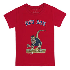 Boston Red Sox Tiny Turnip Youth Velociraptor T-Shirt - MLB T-shirts