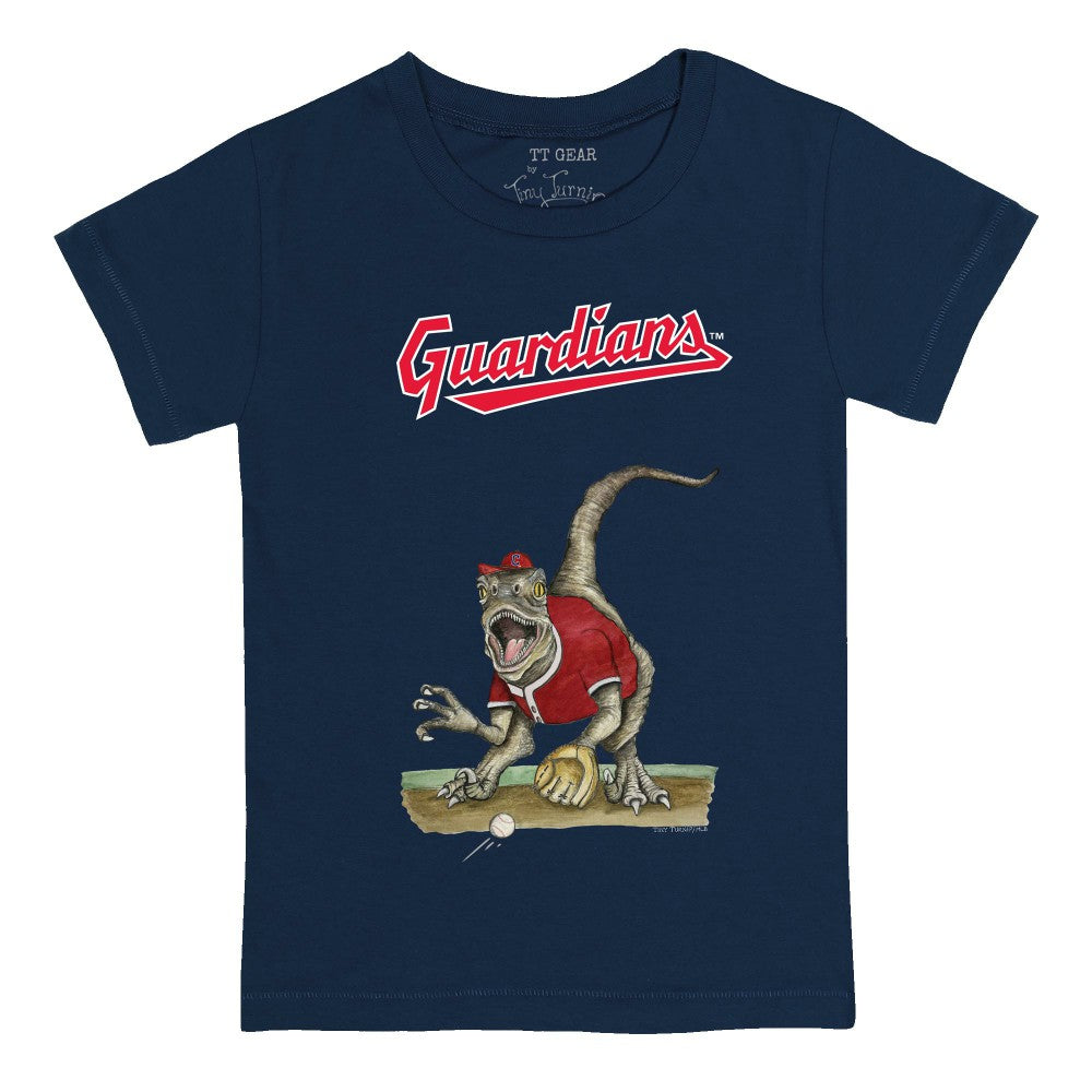 Cleveland Guardians Tiny Turnip Youth Velociraptor T-Shirt - MLB T-shirts