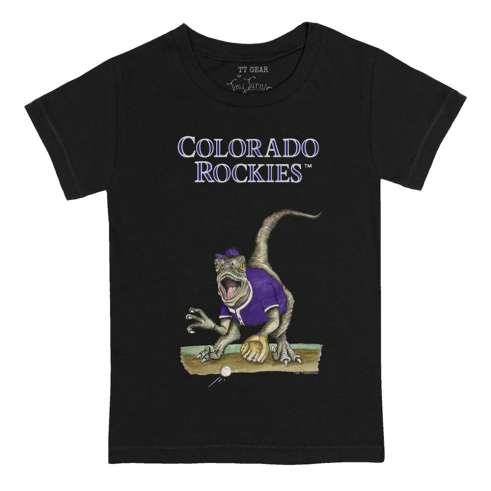 Colorado Rockies Tiny Turnip Youth Velociraptor T-Shirt - MLB T-shirts