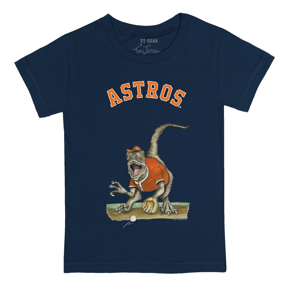 Houston Astros Tiny Turnip Youth Velociraptor T-Shirt - MLB T-shirts