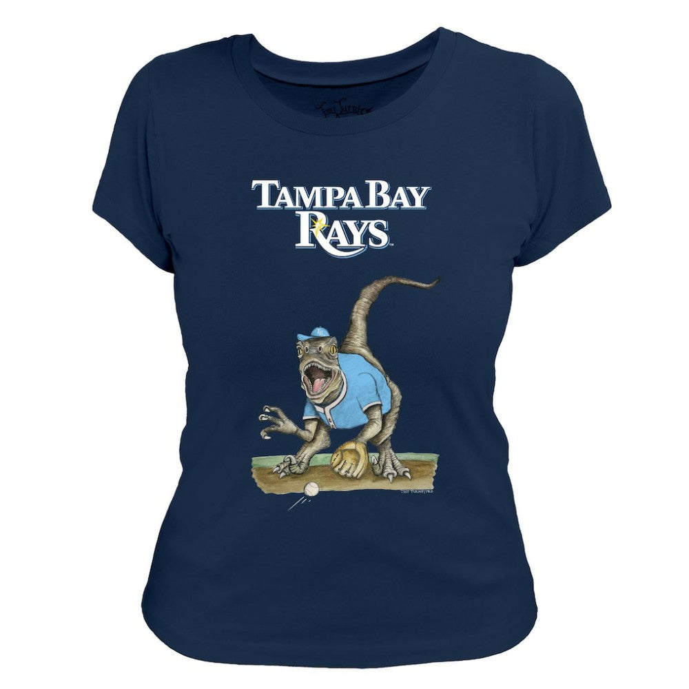 Tampa Bay Rays Tiny Turnip Women's Velociraptor T-Shirt - MLB T-shirts
