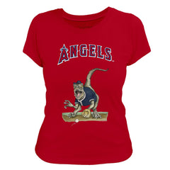 Los Angeles Angels Tiny Turnip Women's Velociraptor T-Shirt - MLB T-shirts