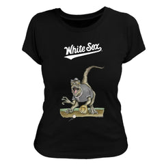 Chicago White Sox Tiny Turnip Women's Velociraptor T-Shirt - MLB T-shirts