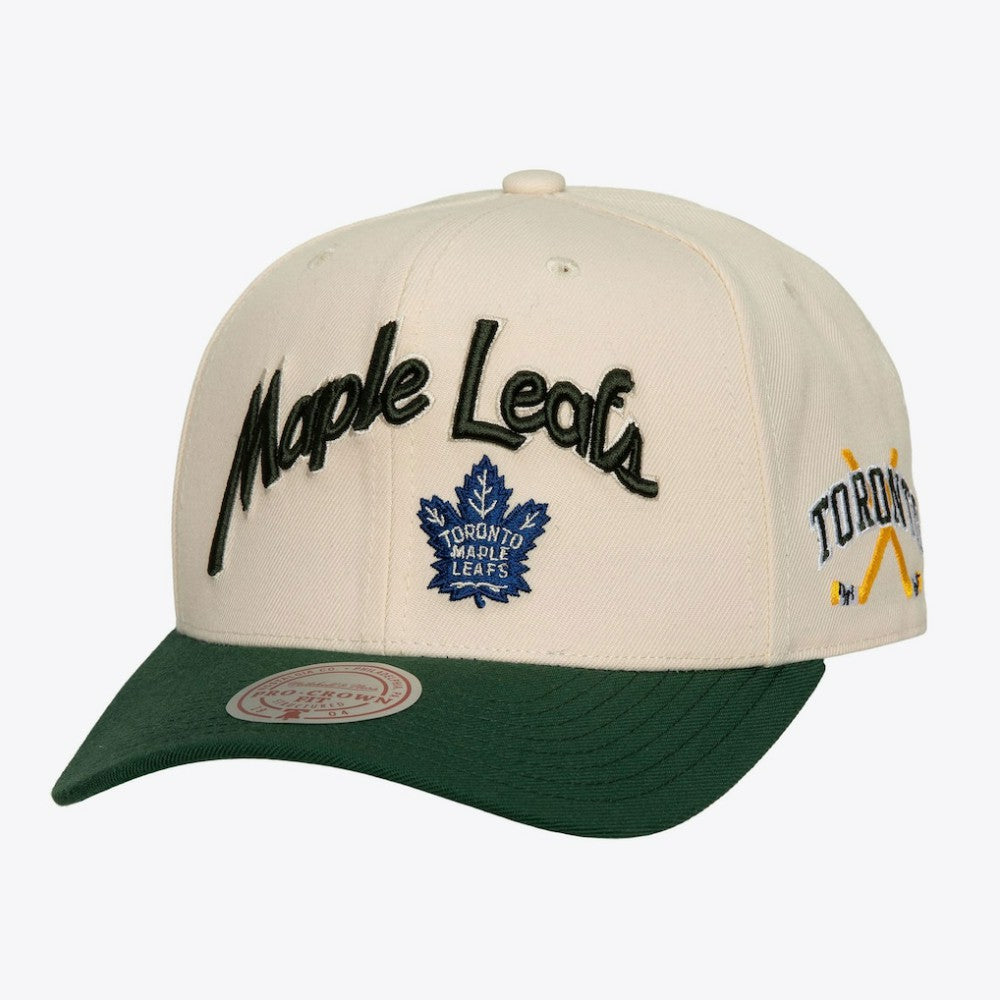 Toronto Maple Leafs Mitchell & Ness x Just Don Wave Script Pro Strapback Hat -  NHL Hats