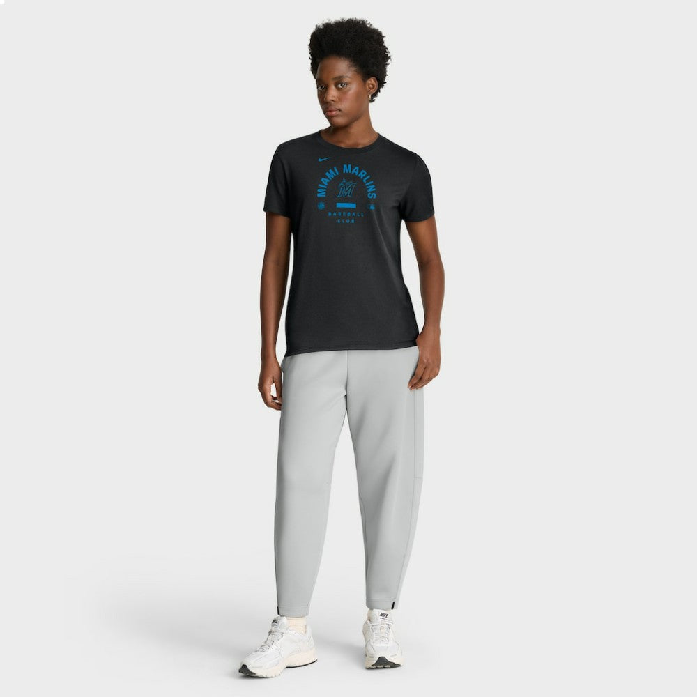 Miami Marlins Nike Women's Authentic Collection Early Work Tri-Blend Dri-FIT T-Shirt - MLB T-shirts