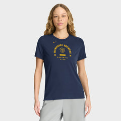 Milwaukee Brewers Nike Women's Authentic Collection Early Work Tri-Blend Dri-FIT T-Shirt - MLB T-shirts