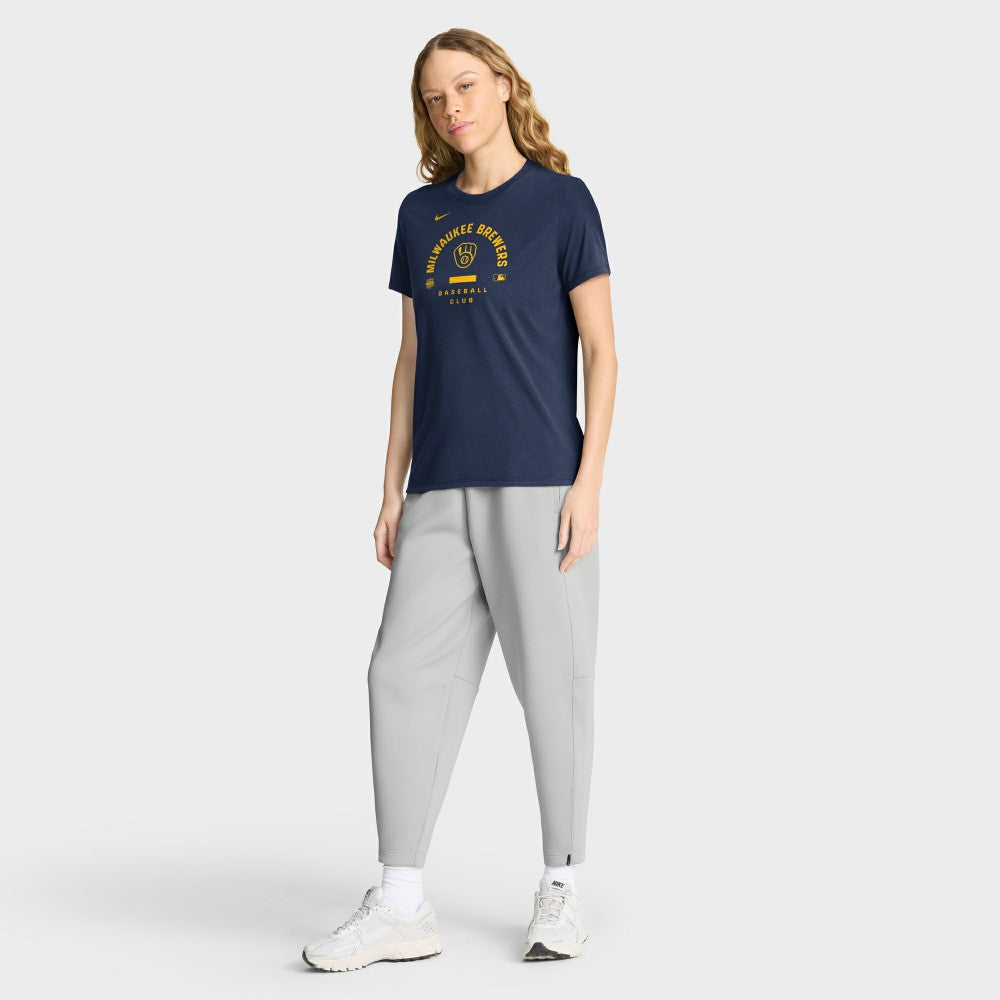 Milwaukee Brewers Nike Women's Authentic Collection Early Work Tri-Blend Dri-FIT T-Shirt - MLB T-shirts