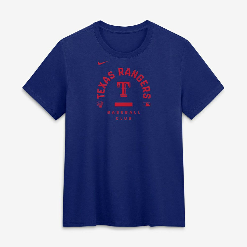 Texas Rangers Nike Women's Authentic Collection Early Work Tri-Blend Dri-FIT T-Shirt - MLB T-shirts