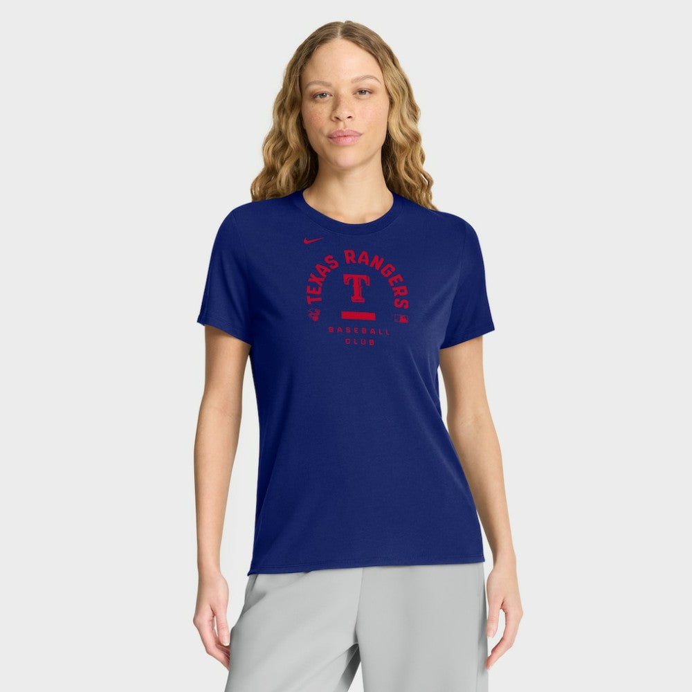 Texas Rangers Nike Women's Authentic Collection Early Work Tri-Blend Dri-FIT T-Shirt - MLB T-shirts
