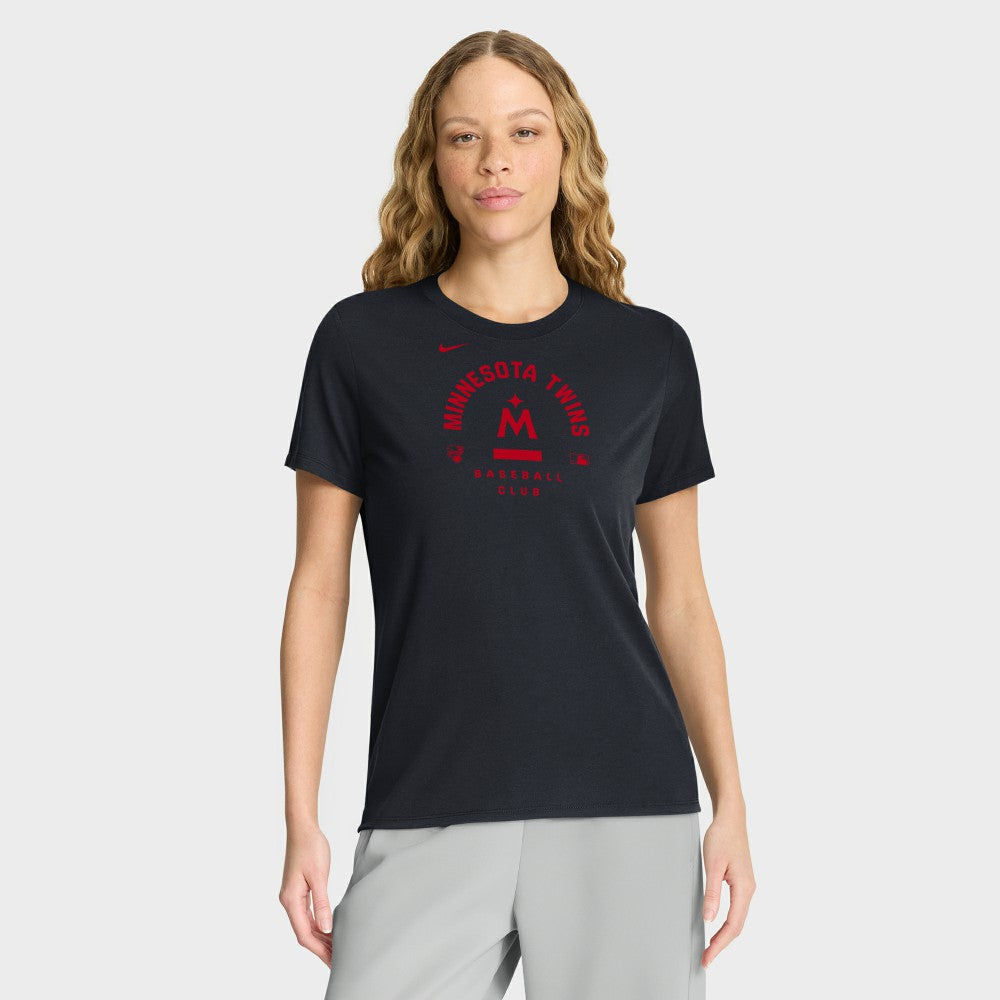 Minnesota Twins Nike Women's Authentic Collection Early Work Tri-Blend Dri-FIT T-Shirt - MLB T-shirts