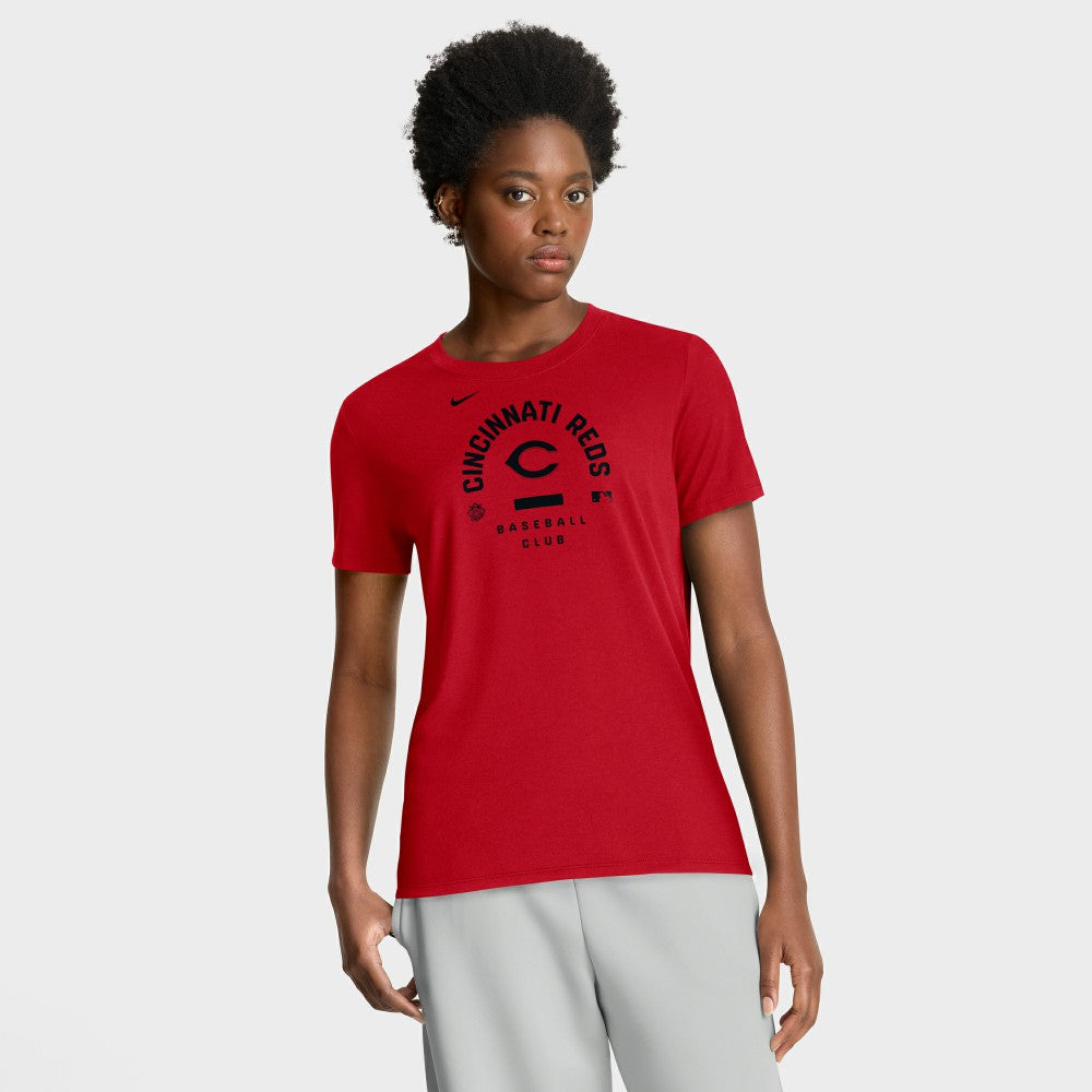 Cincinnati Reds Nike Women's Authentic Collection Early Work Tri-Blend Dri-FIT T-Shirt - MLB T-shirts