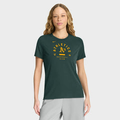 Athletics Nike Women's Authentic Collection Early Work Tri-Blend Dri-FIT T-Shirt - MLB T-shirts
