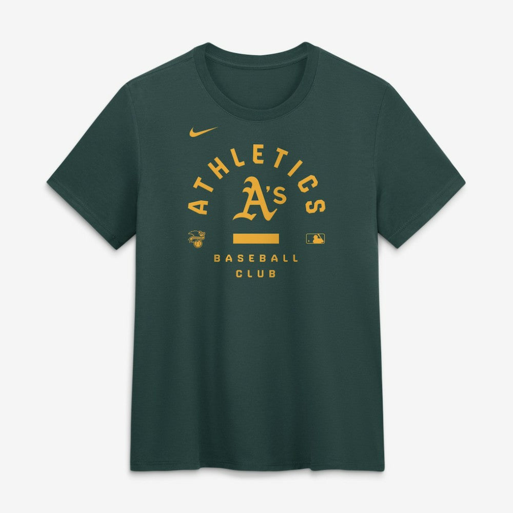 Athletics Nike Women's Authentic Collection Early Work Tri-Blend Dri-FIT T-Shirt - MLB T-shirts