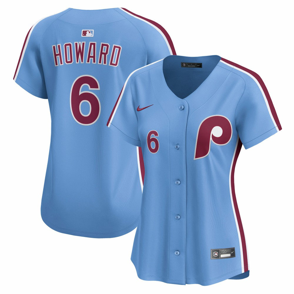 Ryan Howard Philadelphia Phillies Nike Women's Alternate Limited Jersey - MLB Jerseys