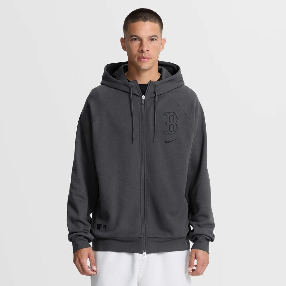 Boston Red Sox Nike Authentic Collection Player Raglan Dri-FIT Full-Zip Hoodie - MLB Hoodies