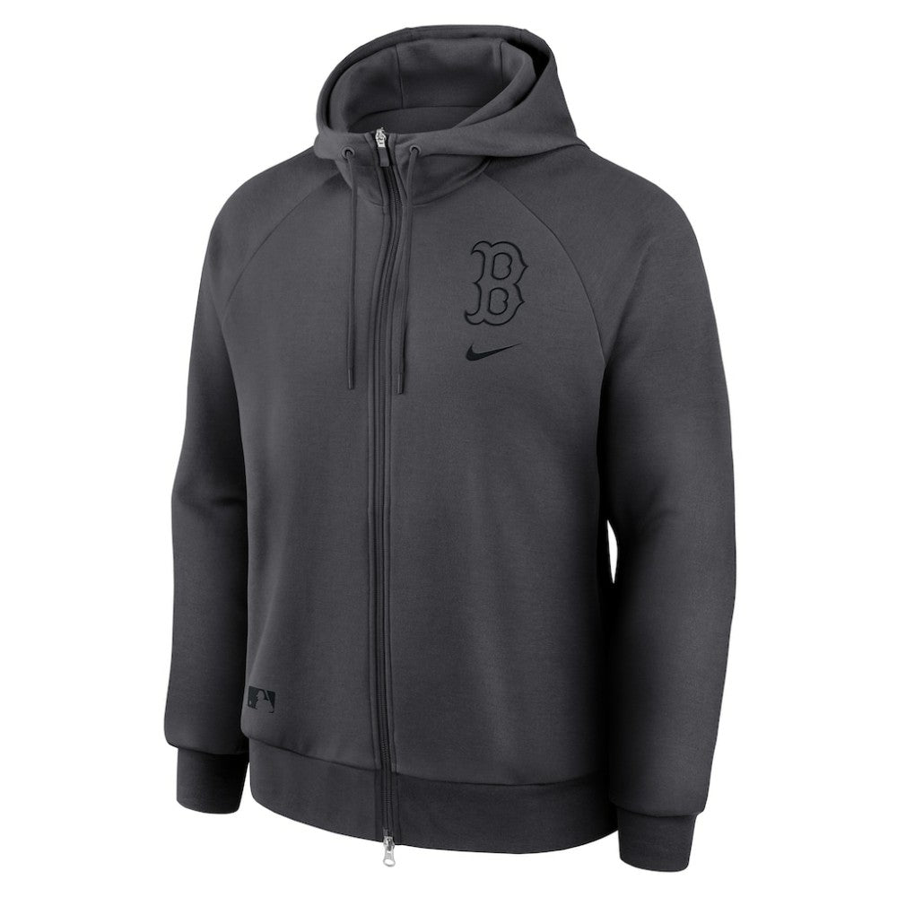 Boston Red Sox Nike Authentic Collection Player Raglan Dri-FIT Full-Zip Hoodie - MLB Hoodies