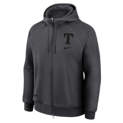 Texas Rangers Nike Authentic Collection Player Raglan Dri-FIT Full-Zip Hoodie - MLB Hoodies