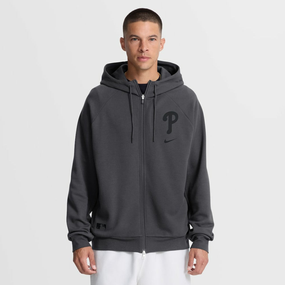 Philadelphia Phillies Nike Authentic Collection Player Raglan Dri-FIT Full-Zip Hoodie - MLB Hoodies