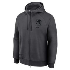 San Diego Padres Nike Authentic Collection Player Raglan Dri-FIT Full-Zip Hoodie - MLB Hoodies