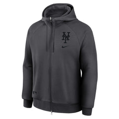 New York Mets Nike Authentic Collection Player Raglan Dri-FIT Full-Zip Hoodie - MLB Hoodies