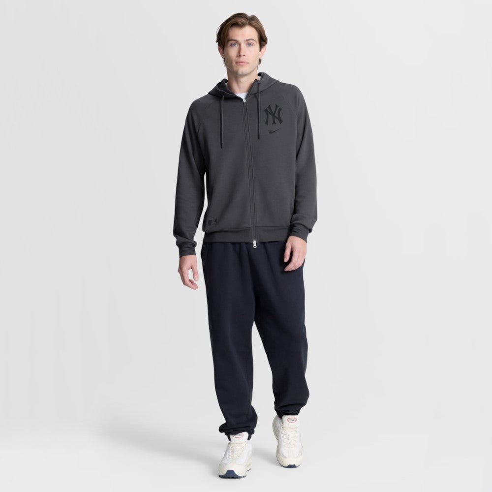 New York Yankees Nike Authentic Collection Player Raglan Dri-FIT Full-Zip Hoodie - MLB Hoodies