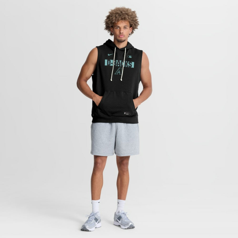 Arizona Diamondbacks Nike Authentic Collection Standard Issue Dri-FIT Sleeveless Hoodie - MLB Hoodies