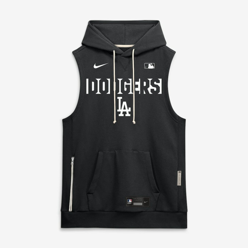 Los Angeles Dodgers Nike Authentic Collection Standard Issue Dri-FIT Sleeveless Hoodie - MLB Hoodies