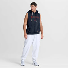 Atlanta Braves Nike Authentic Collection Standard Issue Dri-FIT Sleeveless Hoodie - MLB Hoodies