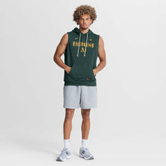 Athletics Nike Authentic Collection Standard Issue Dri-FIT Sleeveless Hoodie - MLB Hoodies