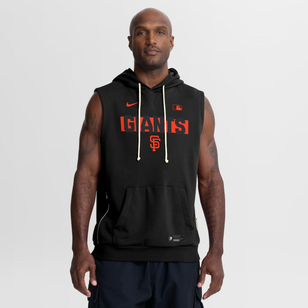 San Francisco Giants Nike Authentic Collection Standard Issue Dri-FIT Sleeveless Hoodie - MLB Hoodies