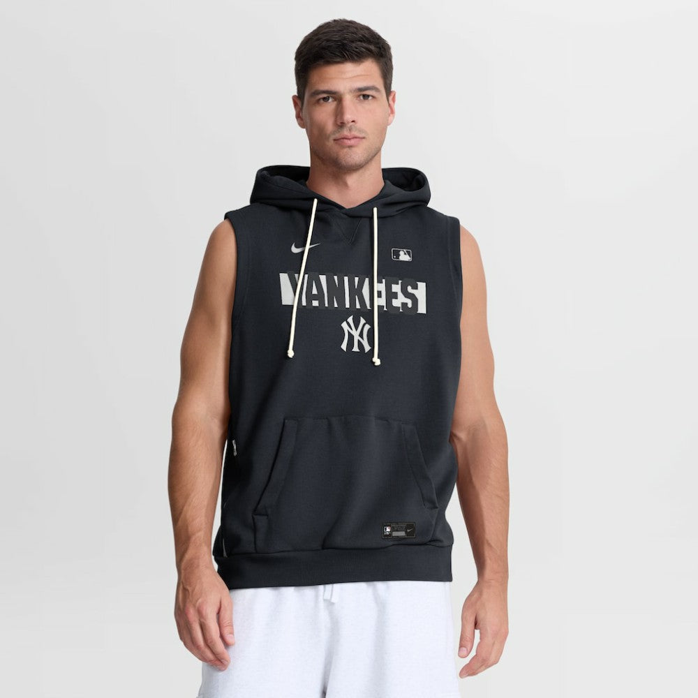New York Yankees Nike Authentic Collection Standard Issue Dri-FIT Sleeveless Hoodie - MLB Hoodies