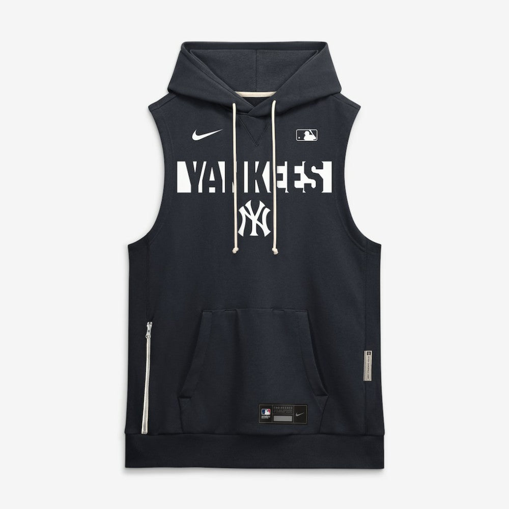 New York Yankees Nike Authentic Collection Standard Issue Dri-FIT Sleeveless Hoodie - MLB Hoodies