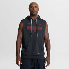 Minnesota Twins Nike Authentic Collection Standard Issue Dri-FIT Sleeveless Hoodie - MLB Hoodies