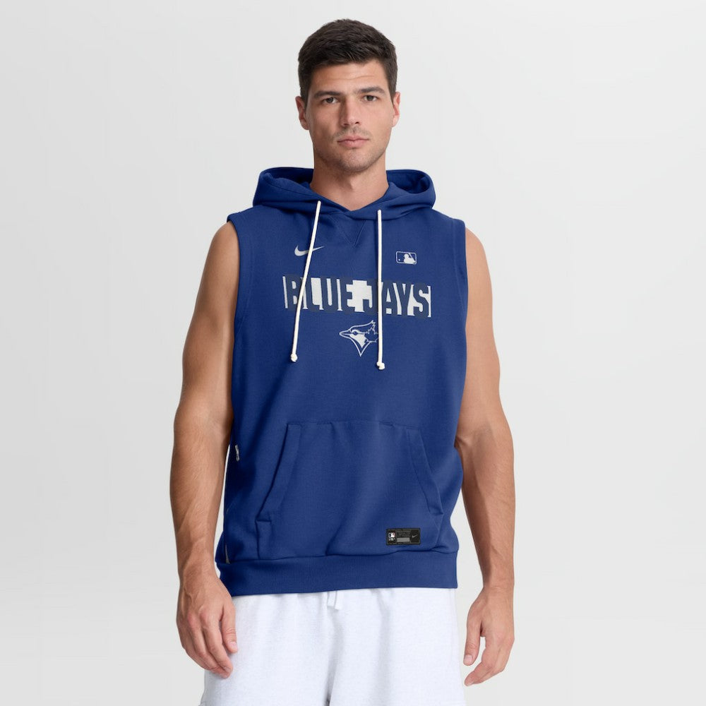Toronto Blue Jays Nike Authentic Collection Standard Issue Dri-FIT Sleeveless Hoodie - MLB Hoodies