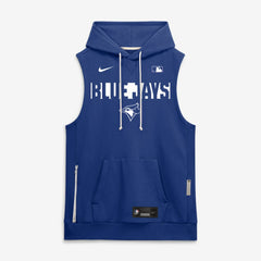 Toronto Blue Jays Nike Authentic Collection Standard Issue Dri-FIT Sleeveless Hoodie - MLB Hoodies