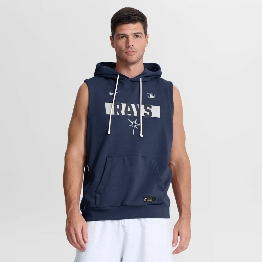 Tampa Bay Rays Nike Authentic Collection Standard Issue Dri-FIT Sleeveless Hoodie - MLB Hoodies