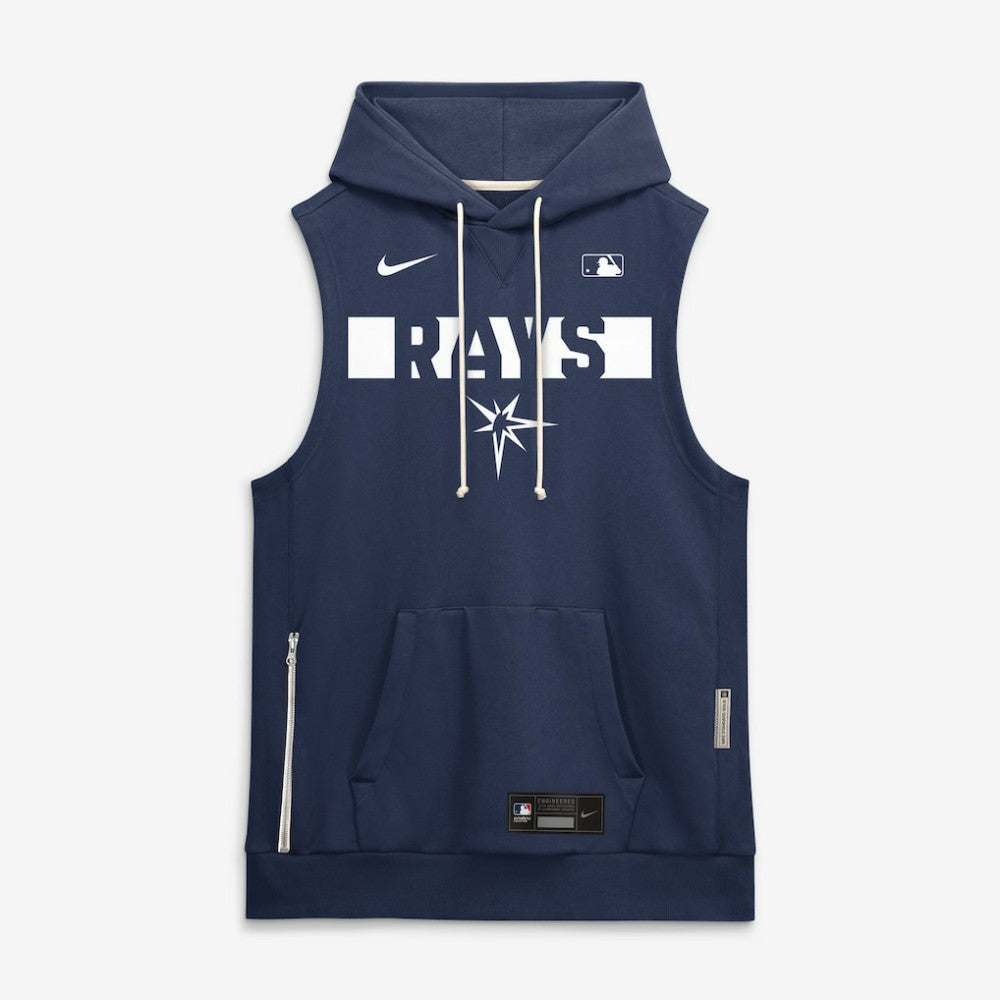 Tampa Bay Rays Nike Authentic Collection Standard Issue Dri-FIT Sleeveless Hoodie - MLB Hoodies
