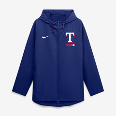 Texas Rangers Nike Authentic Collection Raglan Therma-FIT Full-Zip Hooded Jacket - MLB Jackets
