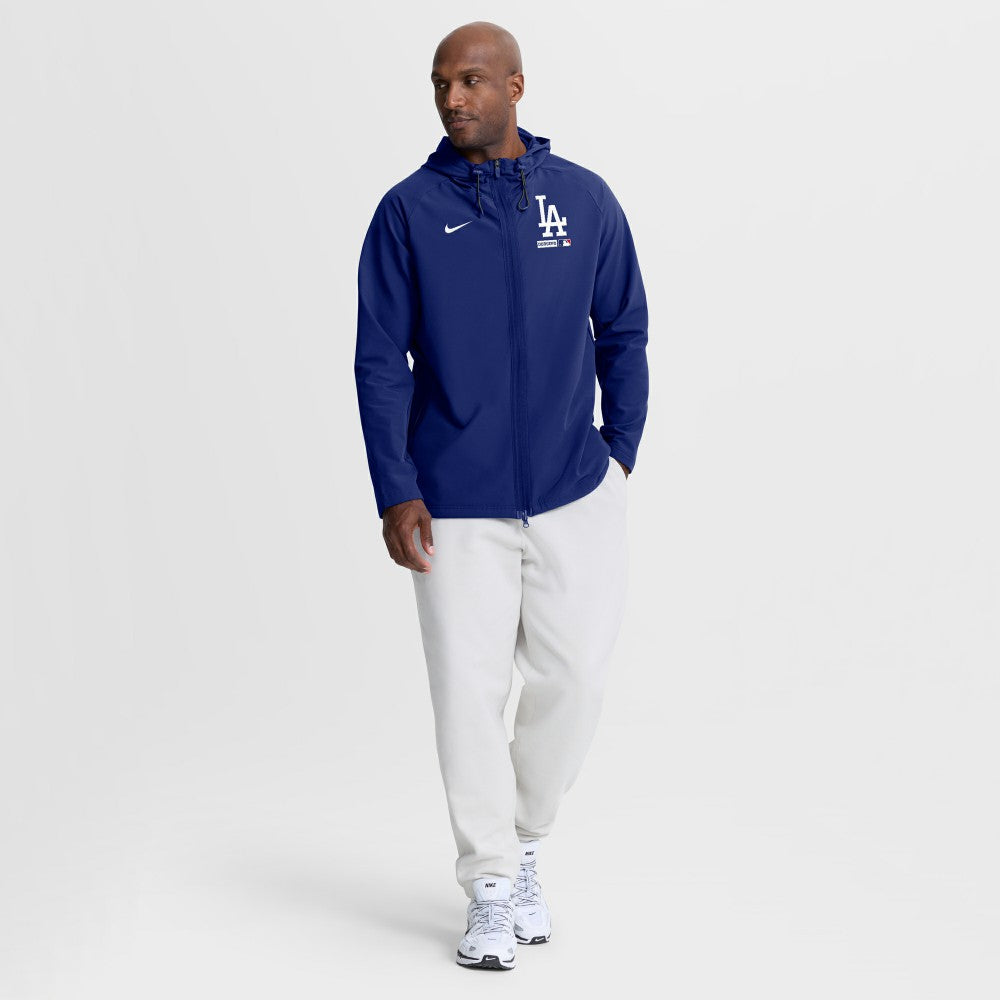 Los Angeles Dodgers Nike Authentic Collection Raglan Therma-FIT Full-Zip Hooded Jacket - MLB Jackets