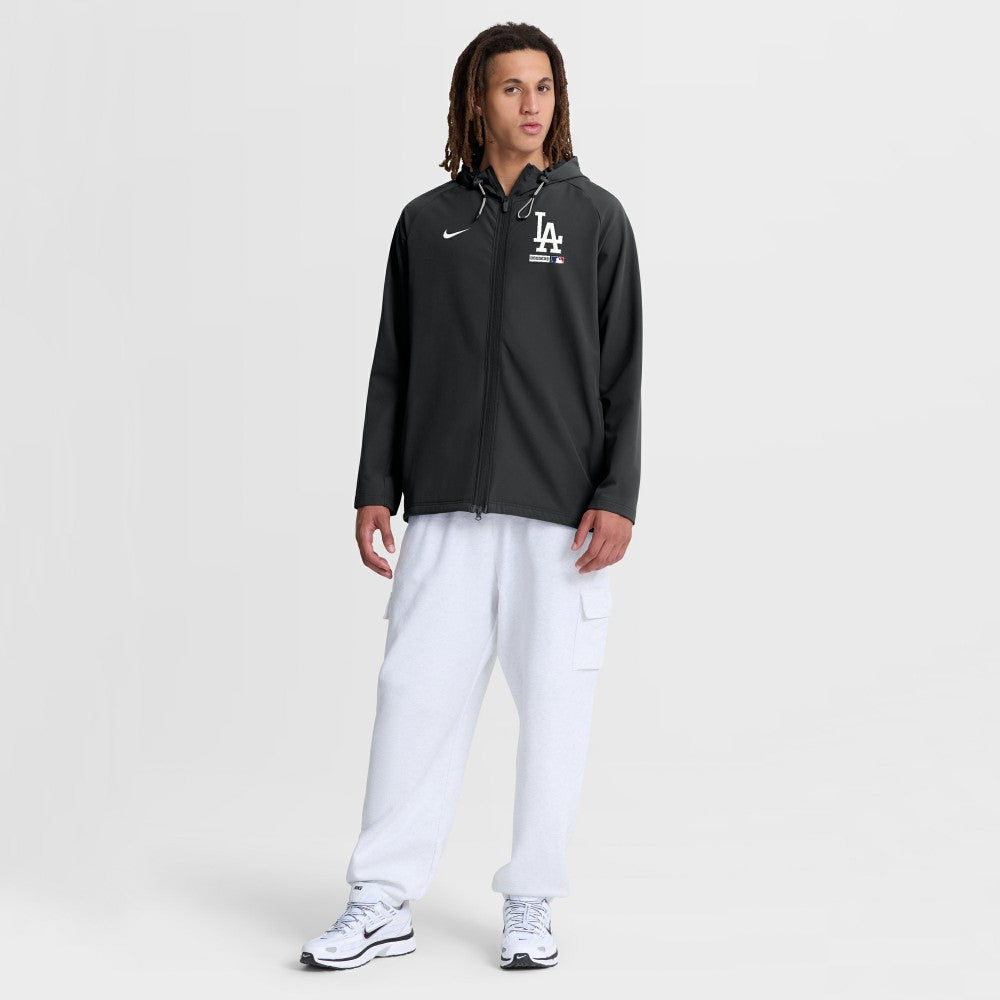 Los Angeles Dodgers Nike Authentic Collection Raglan Therma-FIT Full-Zip Hooded Jacket - MLB Jackets