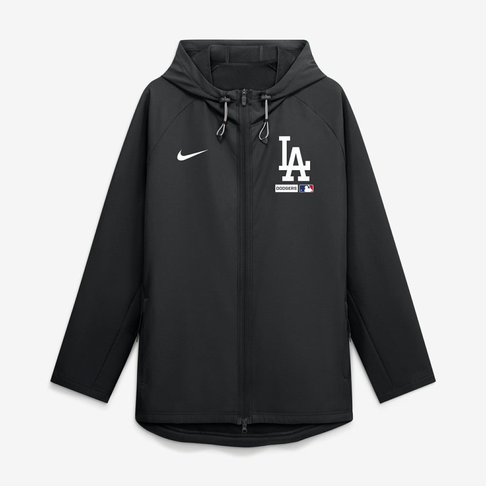 Los Angeles Dodgers Nike Authentic Collection Raglan Therma-FIT Full-Zip Hooded Jacket - MLB Jackets
